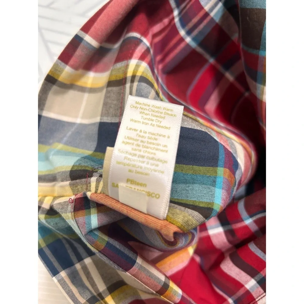 8 Piece Pottery Barn Teen Wrangler Plaid 1 Duvet Cover Queen 2 Shams 5 Pillow